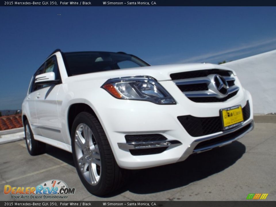 2015 Mercedes-Benz GLK 350 Polar White / Black Photo #11