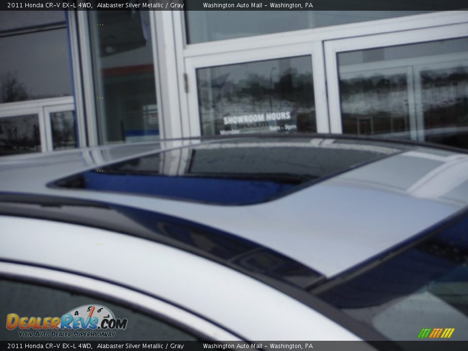 2011 Honda CR-V EX-L 4WD Alabaster Silver Metallic / Gray Photo #4