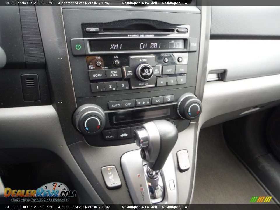 2011 Honda CR-V EX-L 4WD Alabaster Silver Metallic / Gray Photo #16