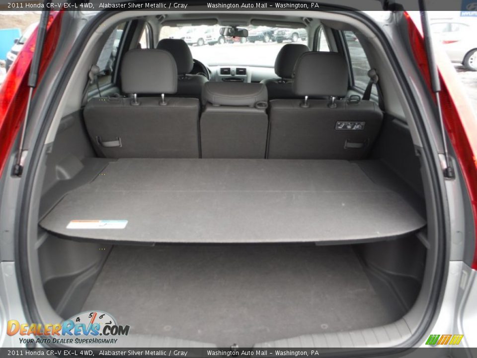 2011 Honda CR-V EX-L 4WD Alabaster Silver Metallic / Gray Photo #19