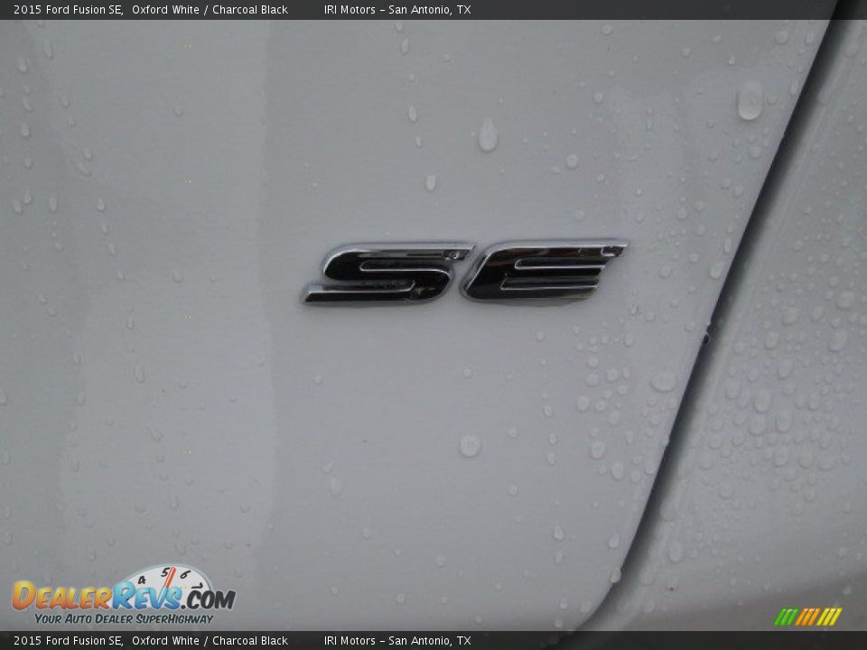 2015 Ford Fusion SE Oxford White / Charcoal Black Photo #15