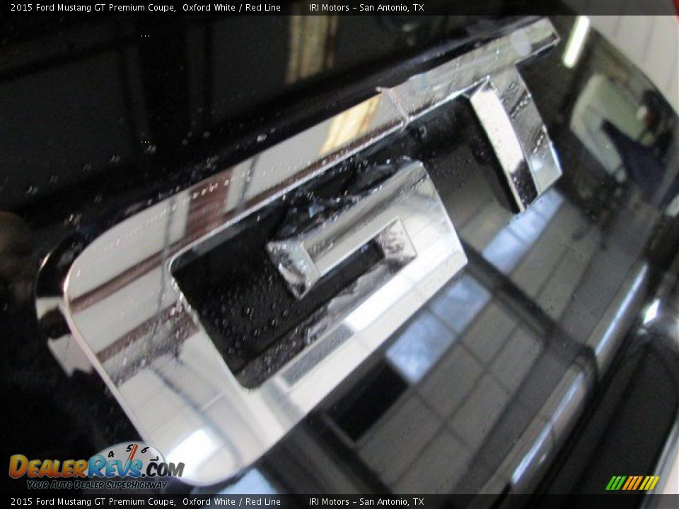 2015 Ford Mustang GT Premium Coupe Oxford White / Red Line Photo #7