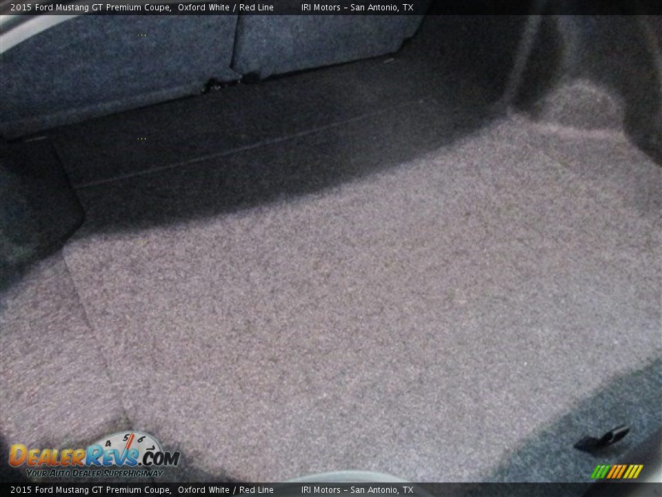 2015 Ford Mustang GT Premium Coupe Oxford White / Red Line Photo #12