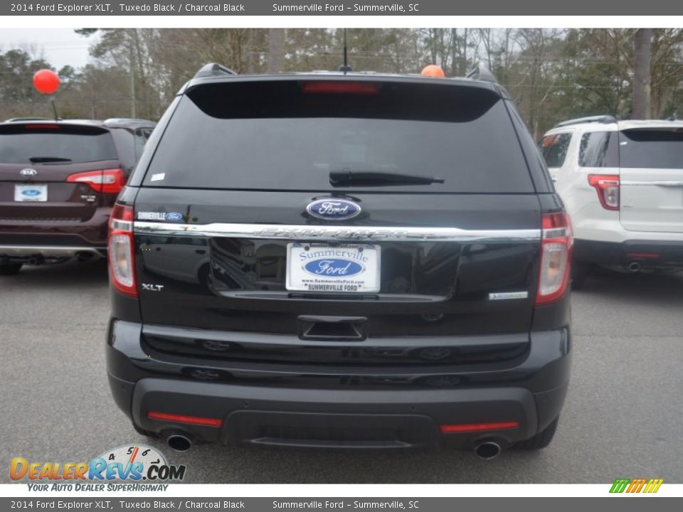 2014 Ford Explorer XLT Tuxedo Black / Charcoal Black Photo #4