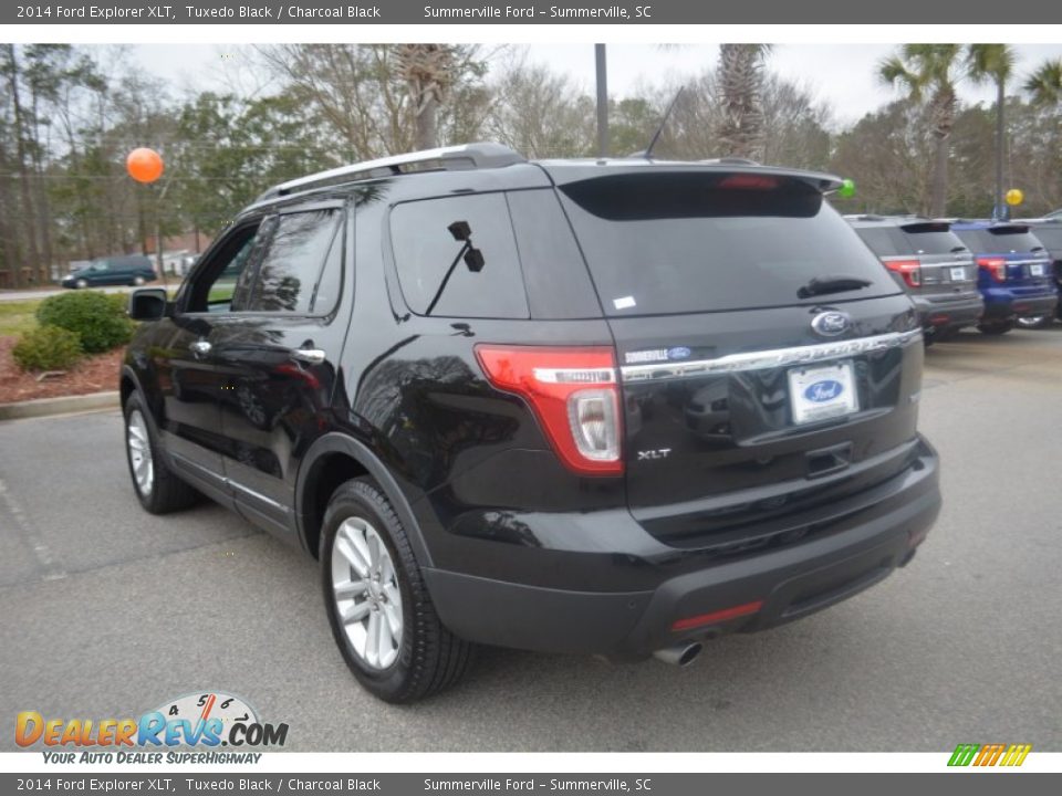 2014 Ford Explorer XLT Tuxedo Black / Charcoal Black Photo #5