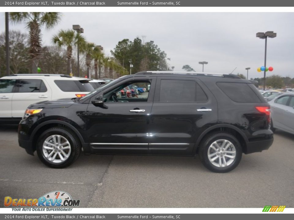 2014 Ford Explorer XLT Tuxedo Black / Charcoal Black Photo #6