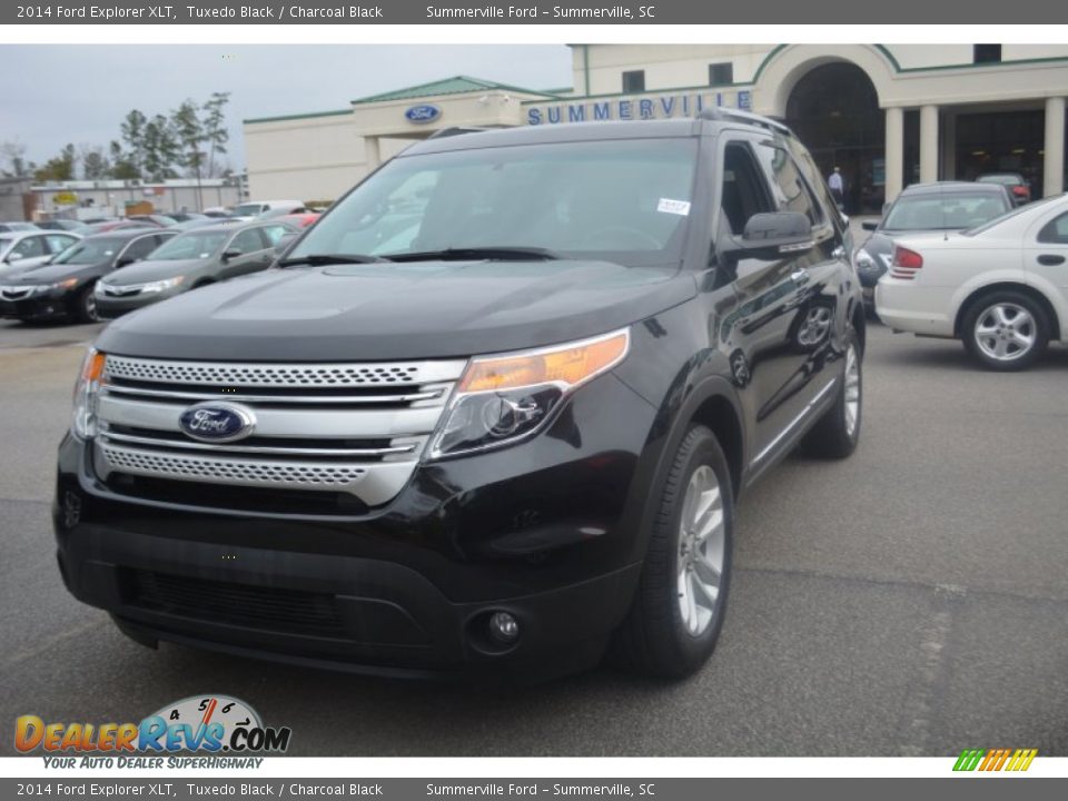 2014 Ford Explorer XLT Tuxedo Black / Charcoal Black Photo #7
