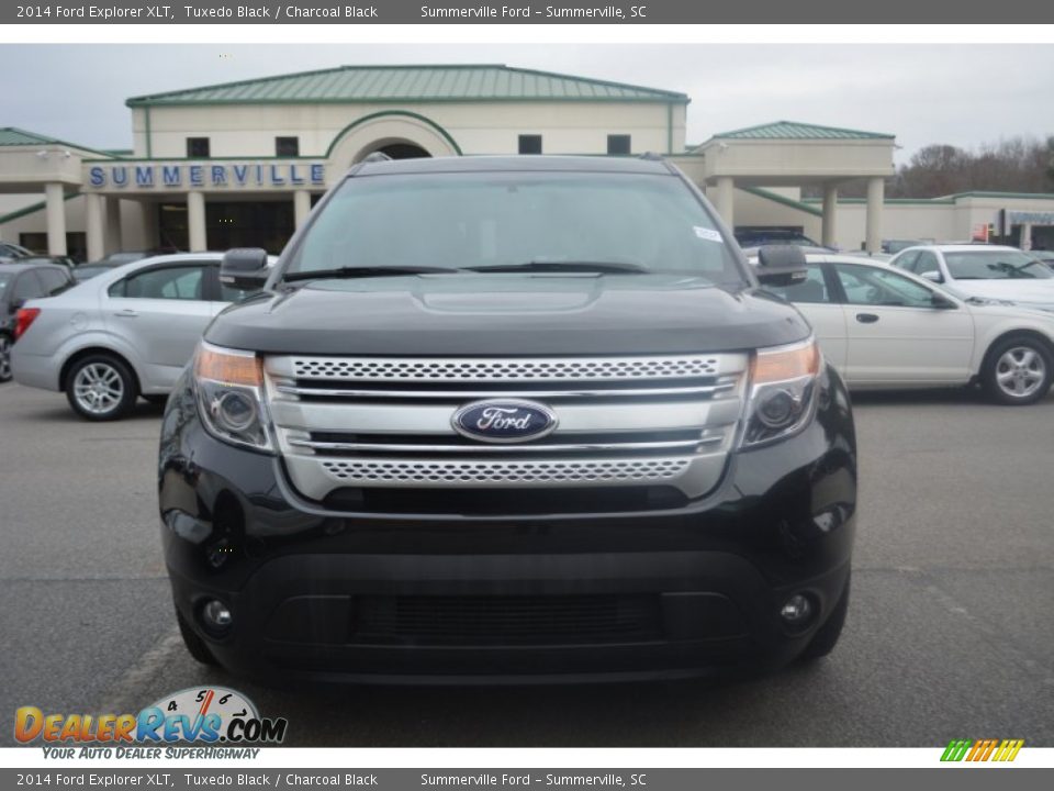 2014 Ford Explorer XLT Tuxedo Black / Charcoal Black Photo #8