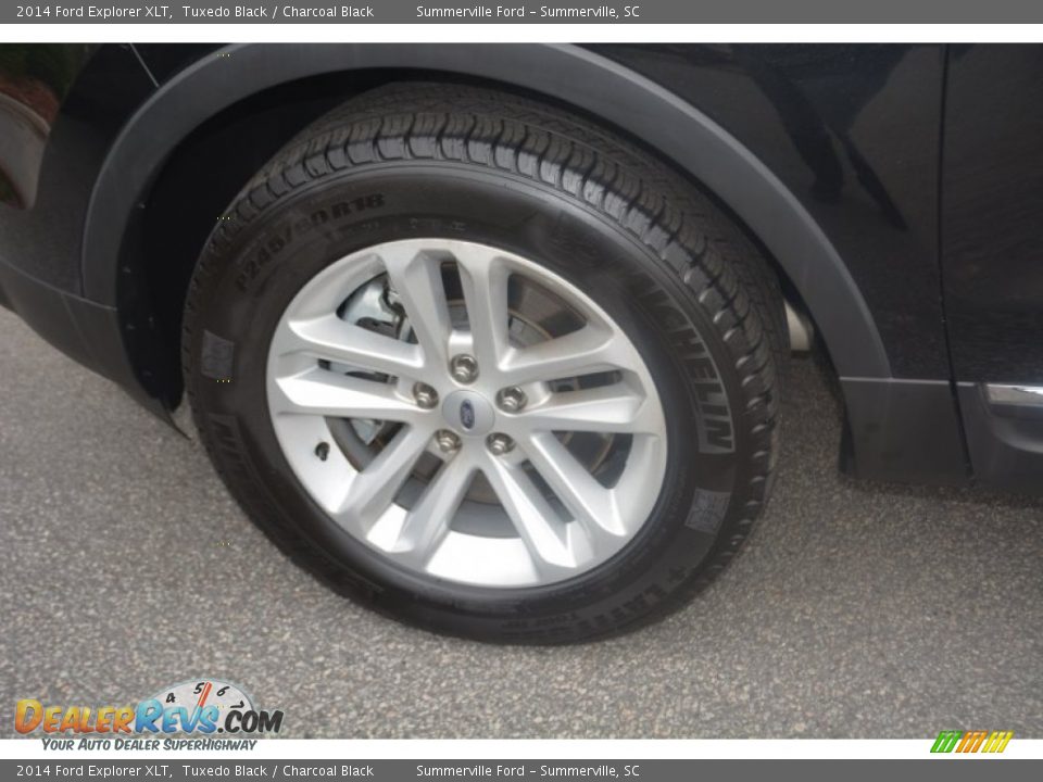 2014 Ford Explorer XLT Tuxedo Black / Charcoal Black Photo #9
