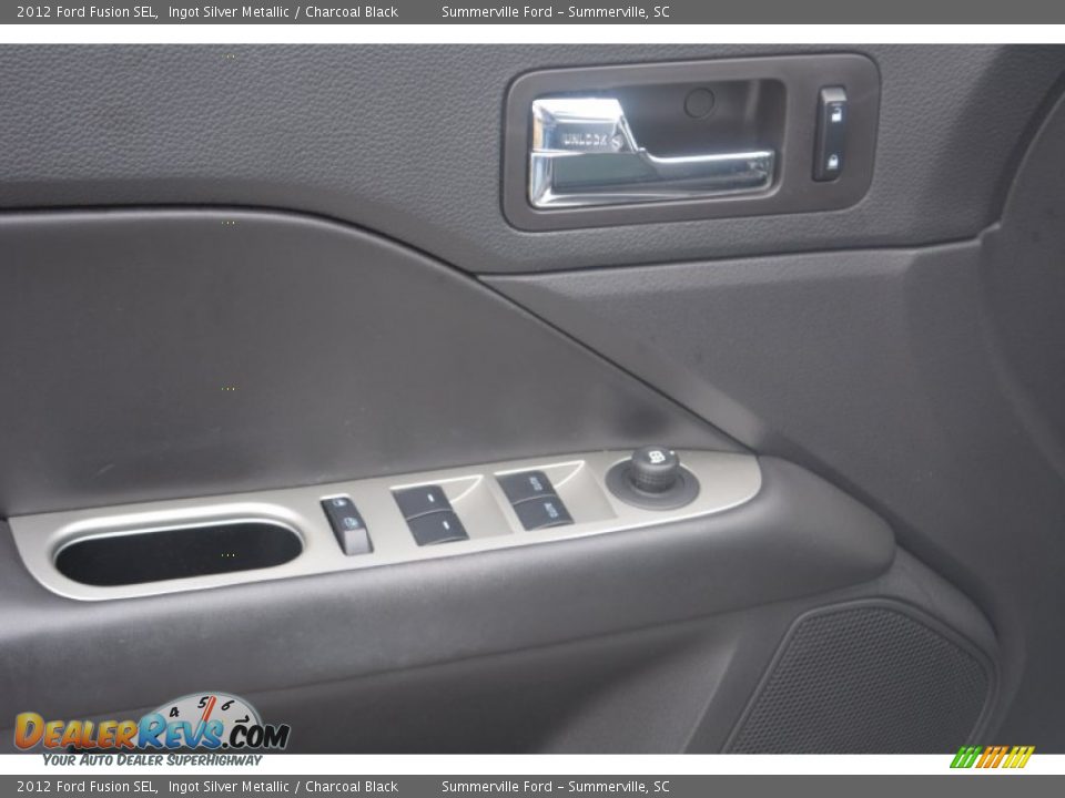 2012 Ford Fusion SEL Ingot Silver Metallic / Charcoal Black Photo #20