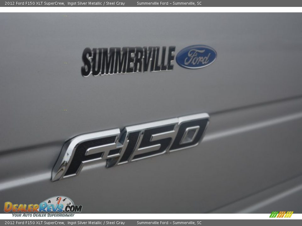 2012 Ford F150 XLT SuperCrew Ingot Silver Metallic / Steel Gray Photo #20