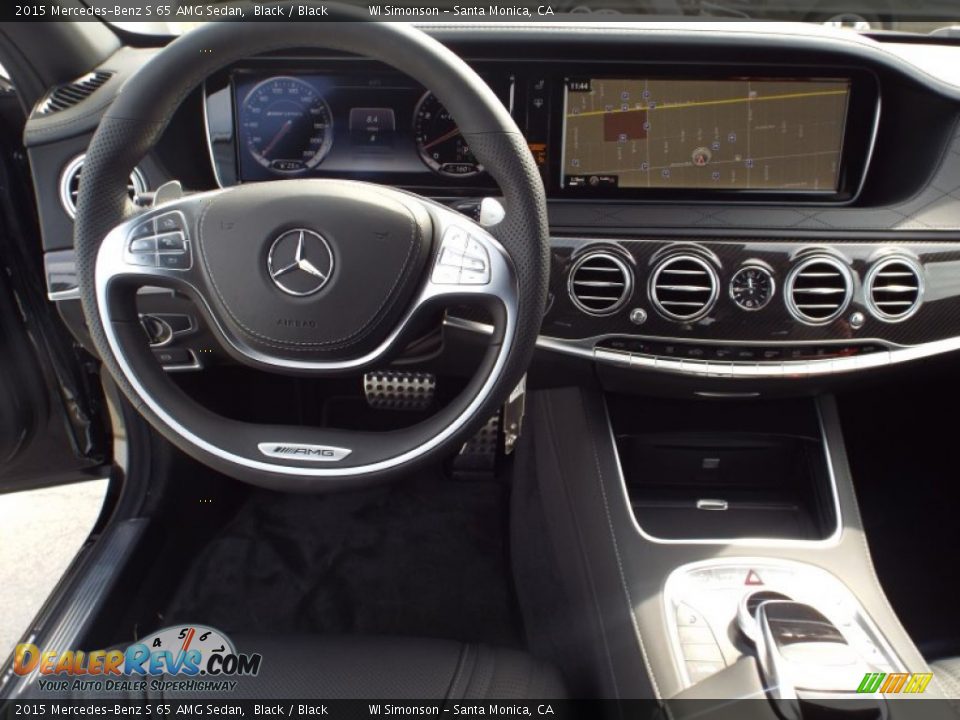 Dashboard of 2015 Mercedes-Benz S 65 AMG Sedan Photo #10