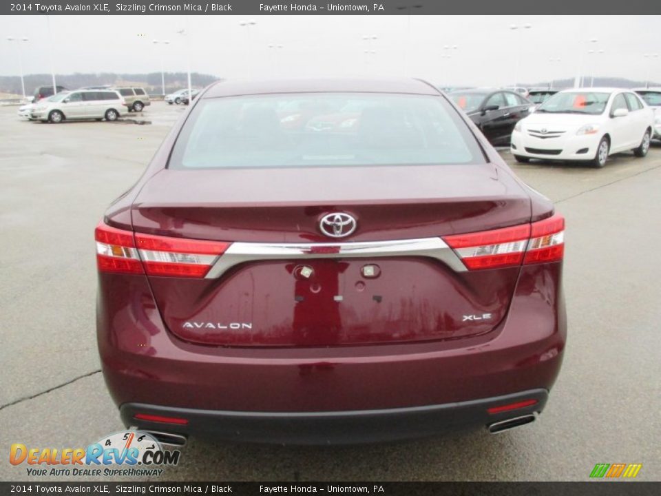 2014 Toyota Avalon XLE Sizzling Crimson Mica / Black Photo #3