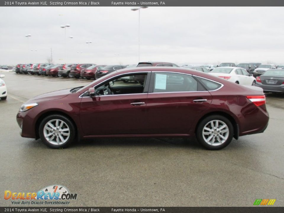 2014 Toyota Avalon XLE Sizzling Crimson Mica / Black Photo #4