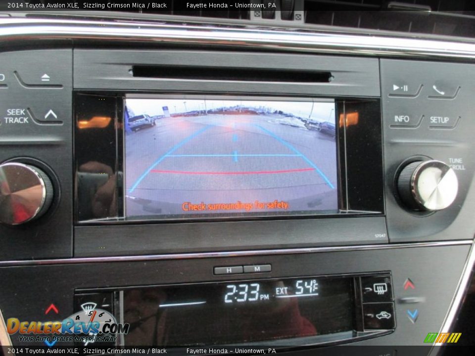 2014 Toyota Avalon XLE Sizzling Crimson Mica / Black Photo #14