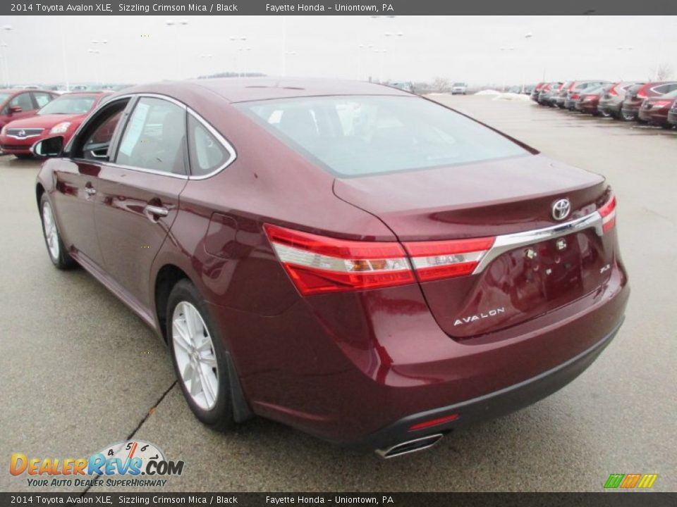 2014 Toyota Avalon XLE Sizzling Crimson Mica / Black Photo #17