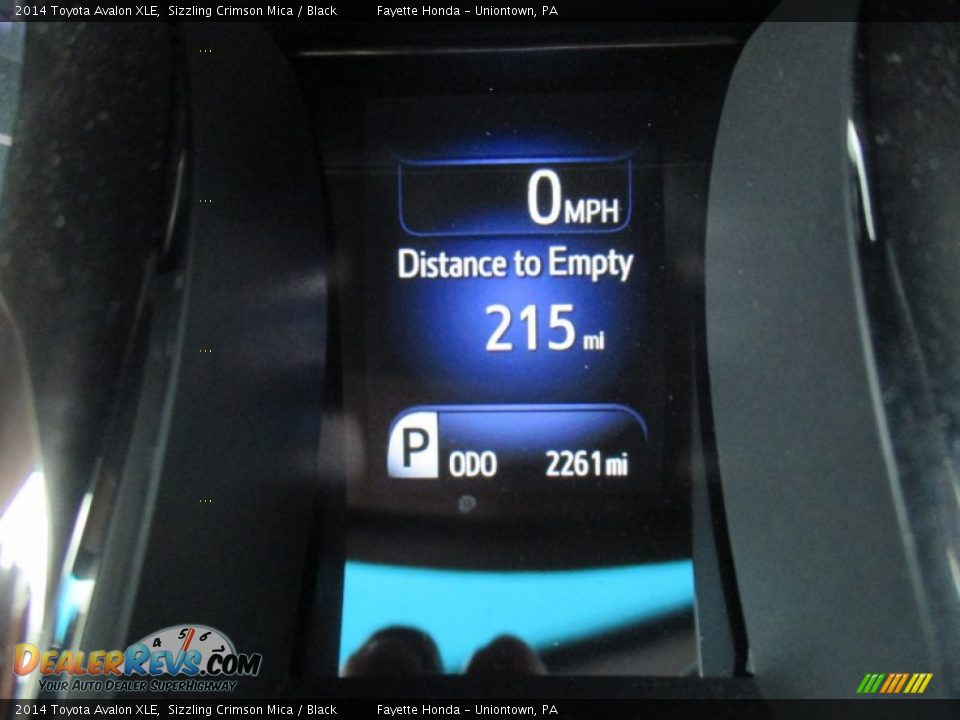 2014 Toyota Avalon XLE Sizzling Crimson Mica / Black Photo #20