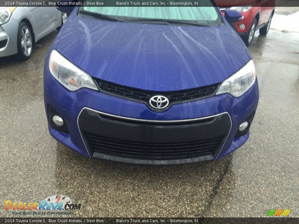 2014 Toyota Corolla S Blue Crush Metallic / Steel Blue Photo #20