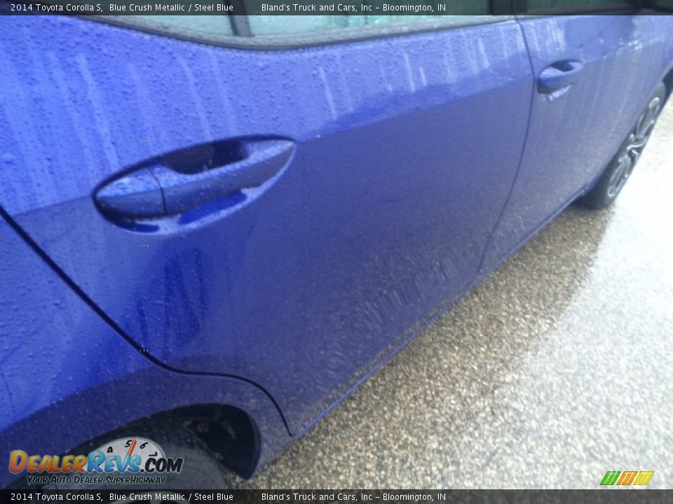 2014 Toyota Corolla S Blue Crush Metallic / Steel Blue Photo #24