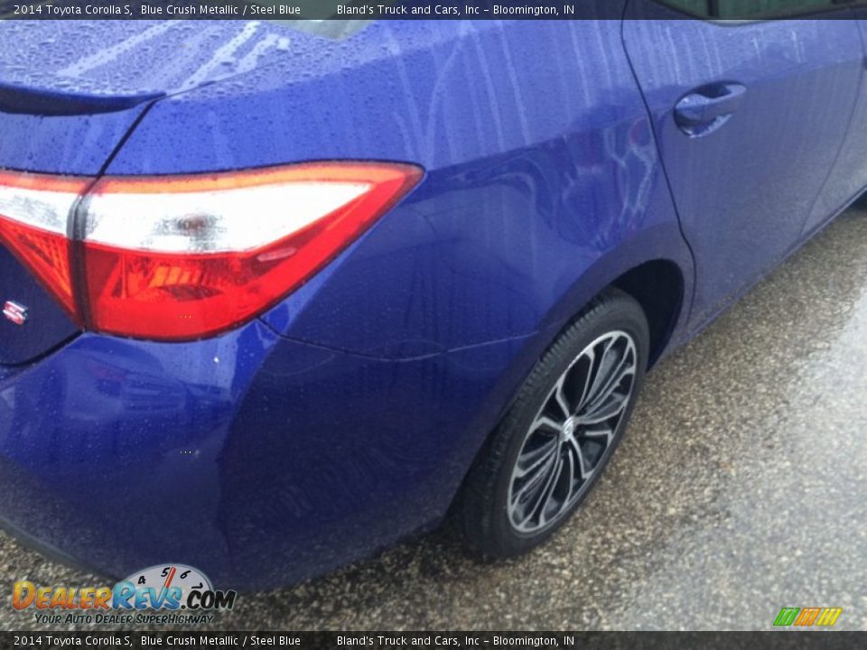 2014 Toyota Corolla S Blue Crush Metallic / Steel Blue Photo #25
