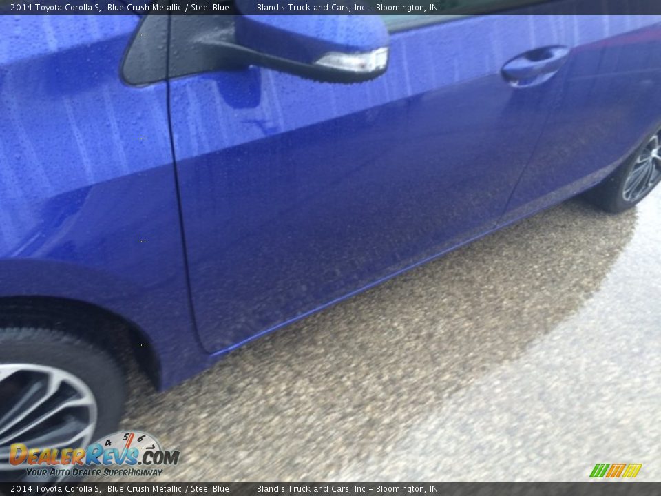 2014 Toyota Corolla S Blue Crush Metallic / Steel Blue Photo #27