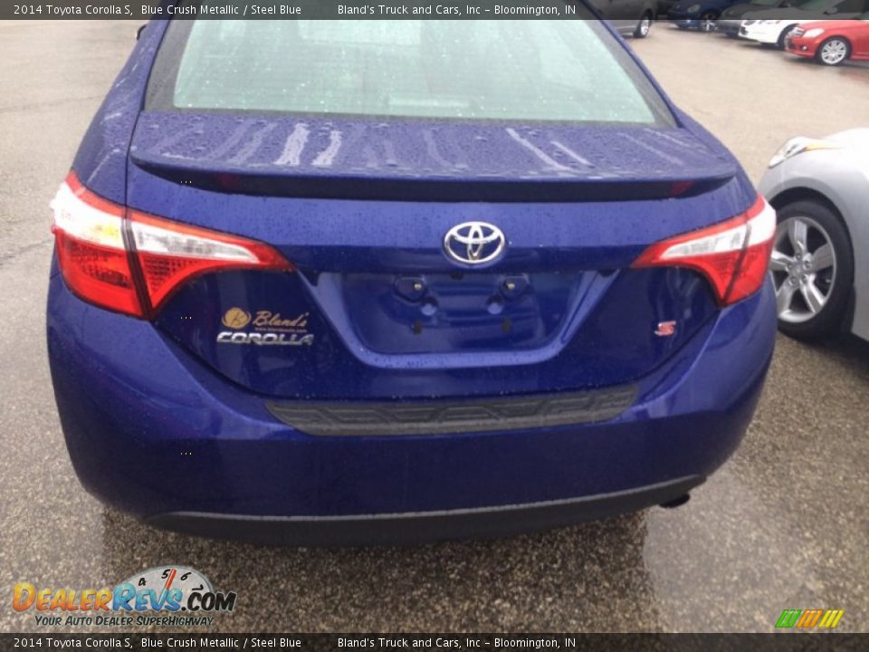 2014 Toyota Corolla S Blue Crush Metallic / Steel Blue Photo #35
