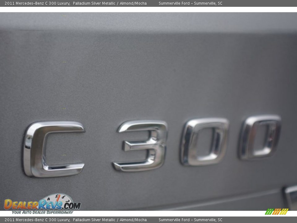 2011 Mercedes-Benz C 300 Luxury Palladium Silver Metallic / Almond/Mocha Photo #22