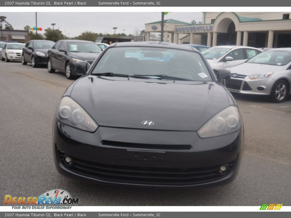 2007 Hyundai Tiburon GS Black Pearl / Black Photo #8