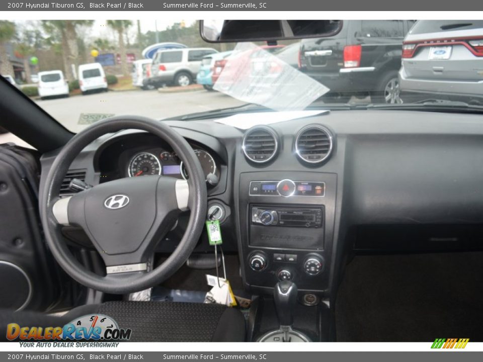 2007 Hyundai Tiburon GS Black Pearl / Black Photo #11