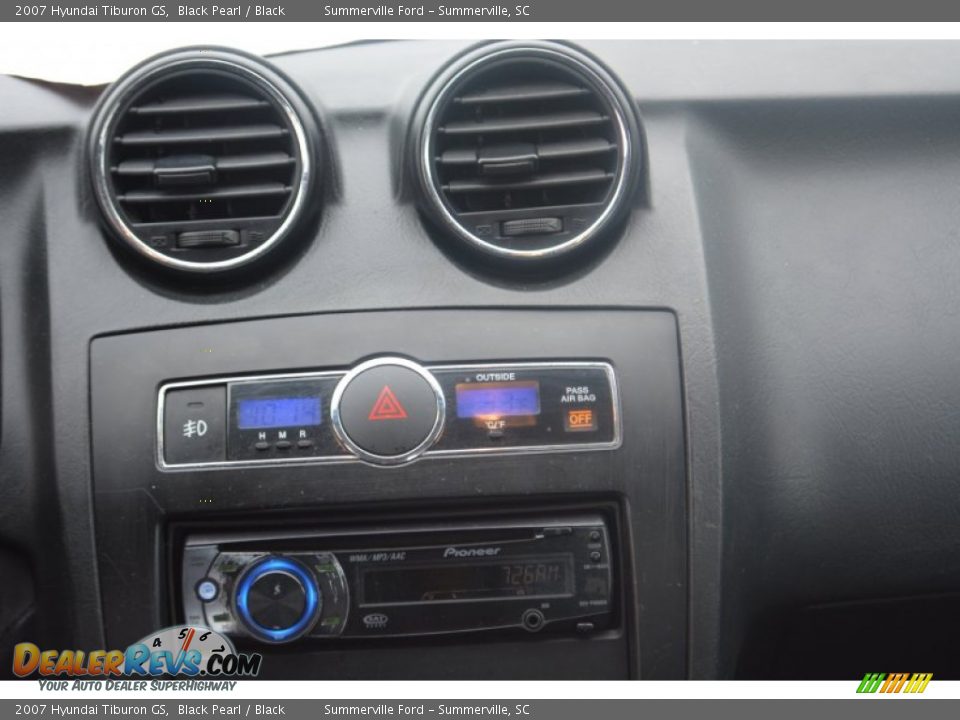 2007 Hyundai Tiburon GS Black Pearl / Black Photo #13