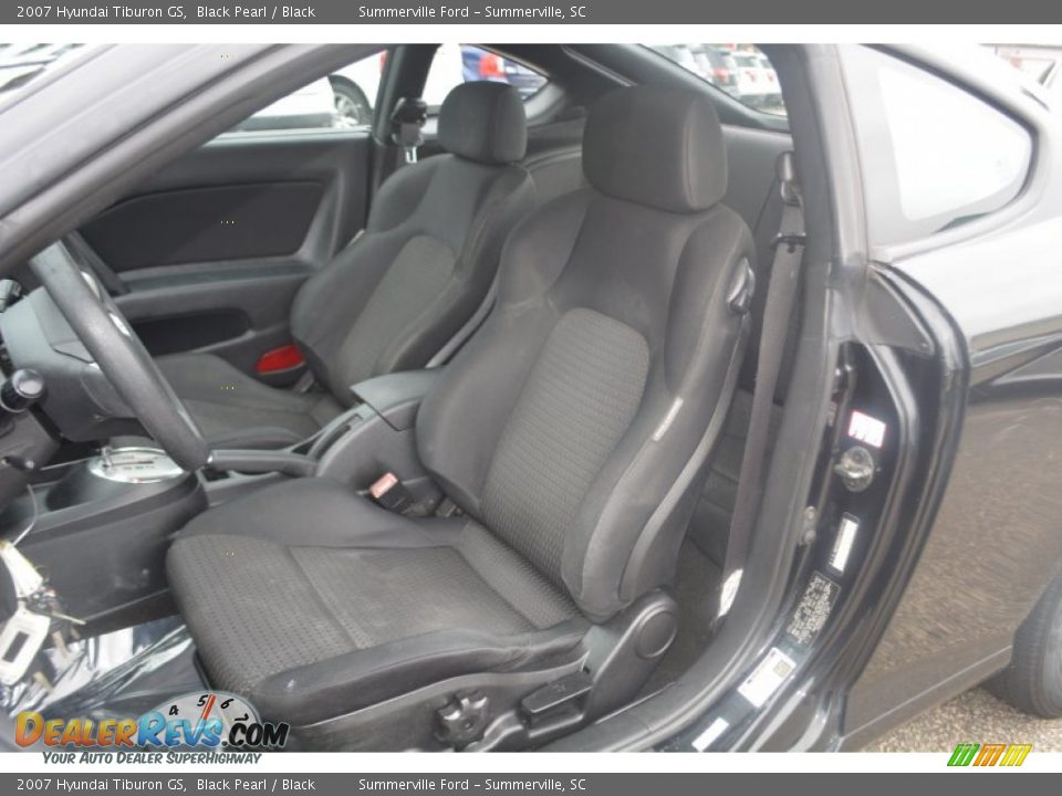 2007 Hyundai Tiburon GS Black Pearl / Black Photo #15