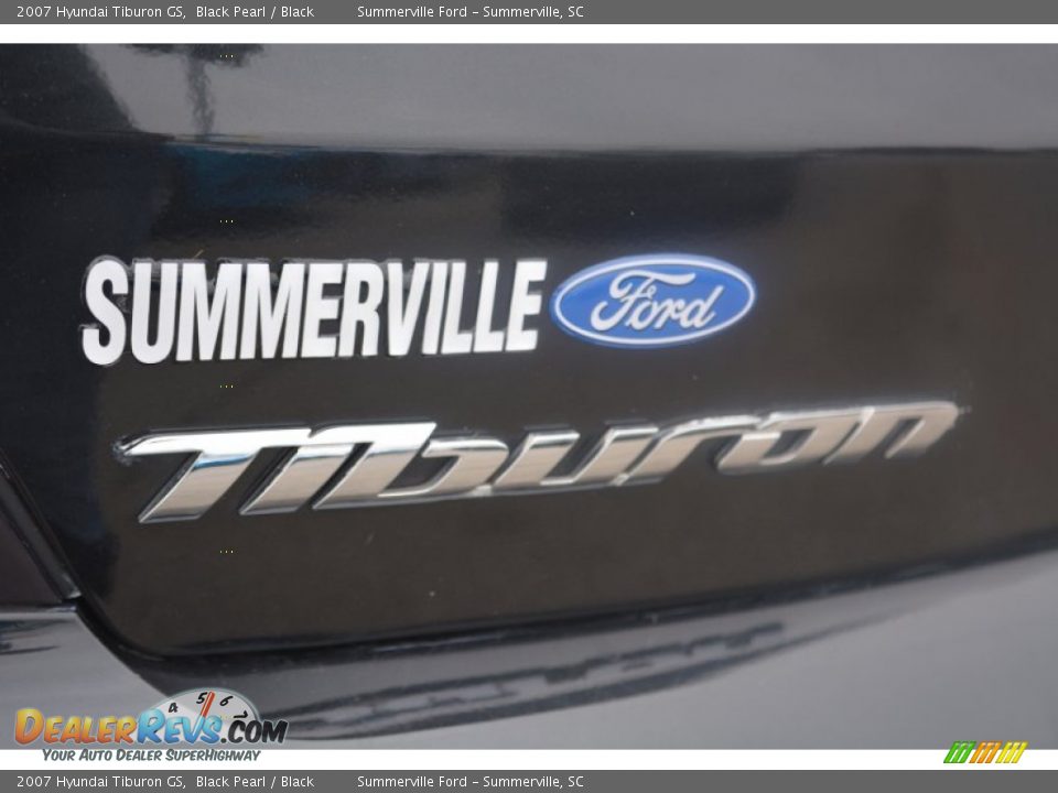 2007 Hyundai Tiburon GS Black Pearl / Black Photo #18