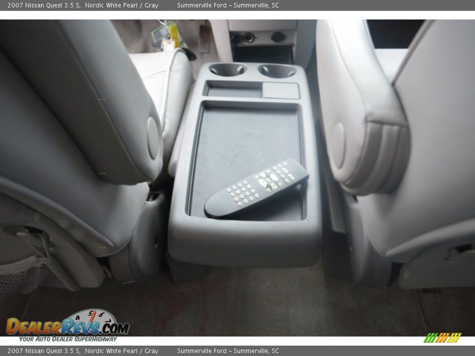 2007 Nissan Quest 3.5 S Nordic White Pearl / Gray Photo #15