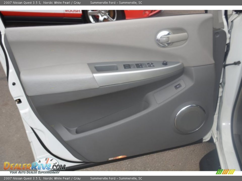 2007 Nissan Quest 3.5 S Nordic White Pearl / Gray Photo #19