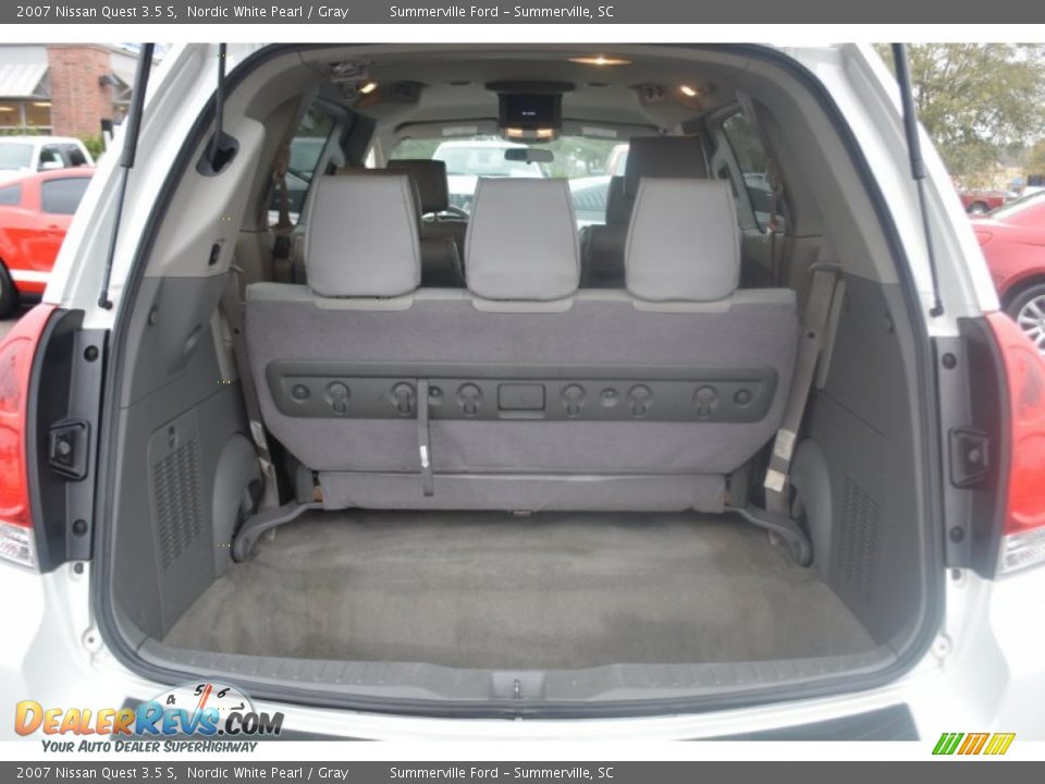 2007 Nissan Quest 3.5 S Nordic White Pearl / Gray Photo #23