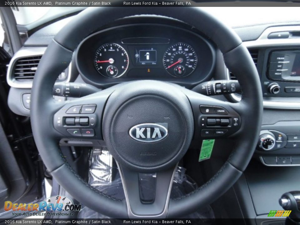 2016 Kia Sorento LX AWD Steering Wheel Photo #17