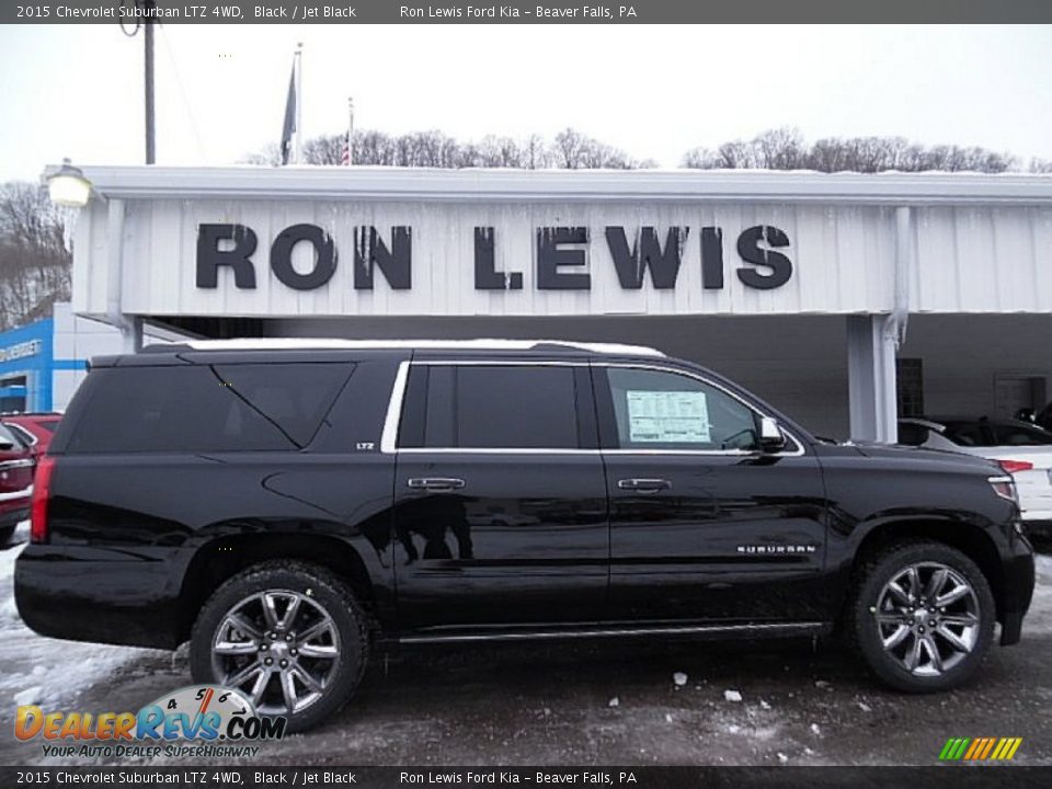 2015 Chevrolet Suburban LTZ 4WD Black / Jet Black Photo #1