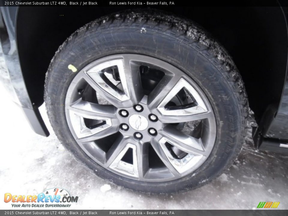 2015 Chevrolet Suburban LTZ 4WD Black / Jet Black Photo #5