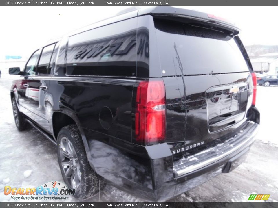 2015 Chevrolet Suburban LTZ 4WD Black / Jet Black Photo #6