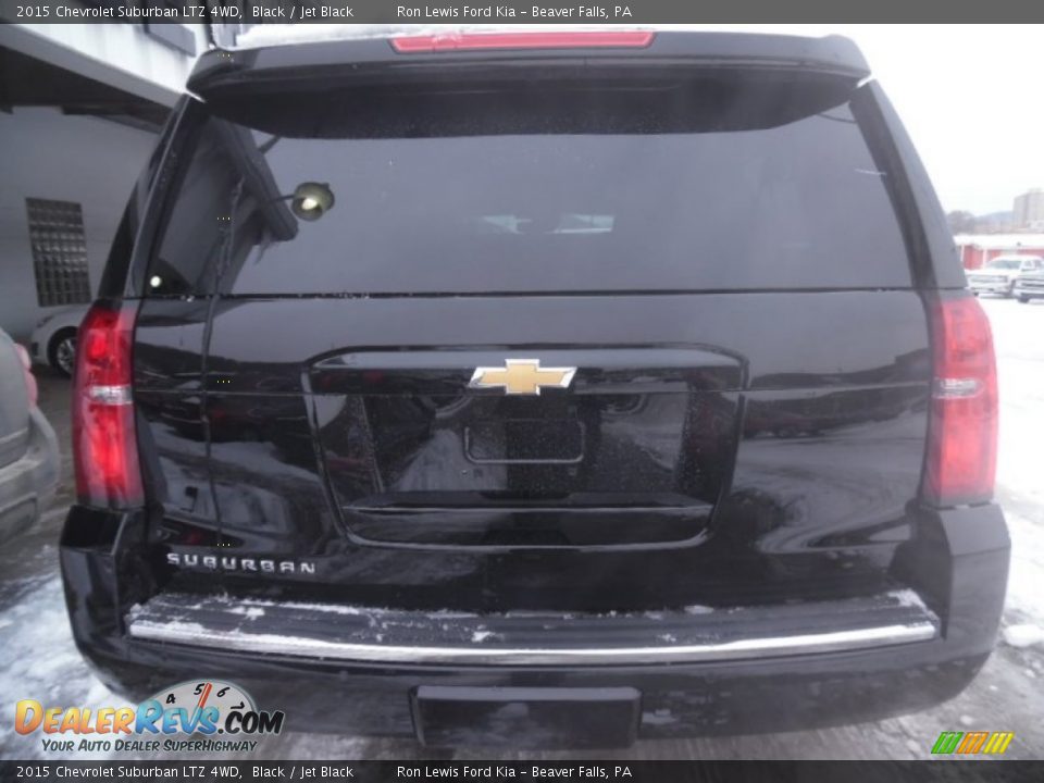 2015 Chevrolet Suburban LTZ 4WD Black / Jet Black Photo #7