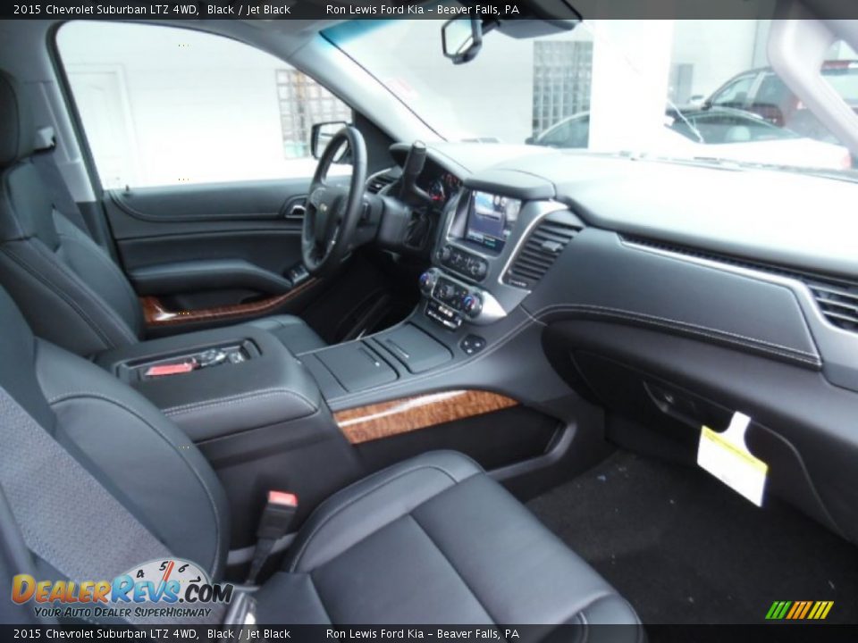 2015 Chevrolet Suburban LTZ 4WD Black / Jet Black Photo #8