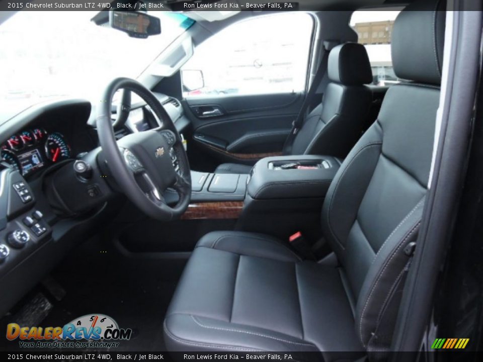2015 Chevrolet Suburban LTZ 4WD Black / Jet Black Photo #9