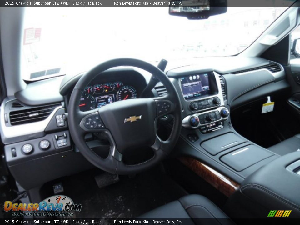2015 Chevrolet Suburban LTZ 4WD Black / Jet Black Photo #11