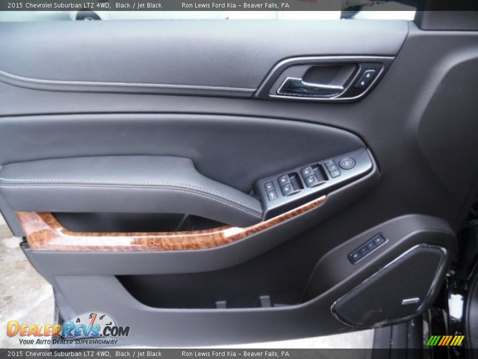 2015 Chevrolet Suburban LTZ 4WD Black / Jet Black Photo #12