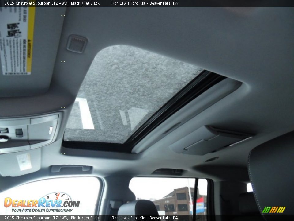 2015 Chevrolet Suburban LTZ 4WD Black / Jet Black Photo #14