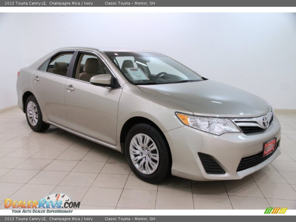 2013 Toyota Camry LE Champagne Mica / Ivory Photo #1