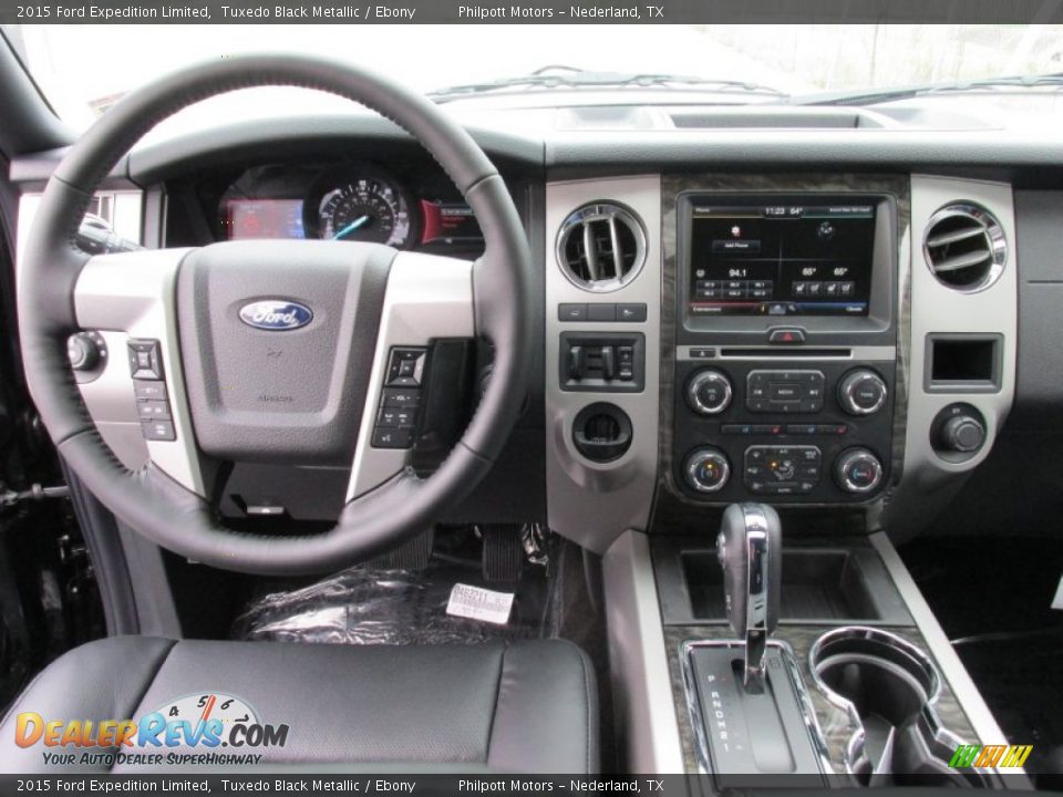 Ebony Interior - 2015 Ford Expedition Limited Photo #31