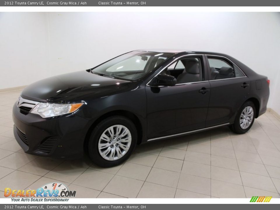 2012 Toyota Camry LE Cosmic Gray Mica / Ash Photo #3