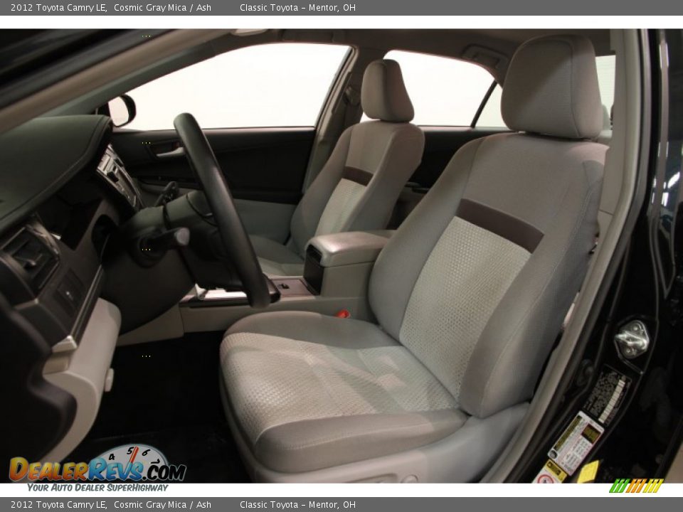 2012 Toyota Camry LE Cosmic Gray Mica / Ash Photo #5