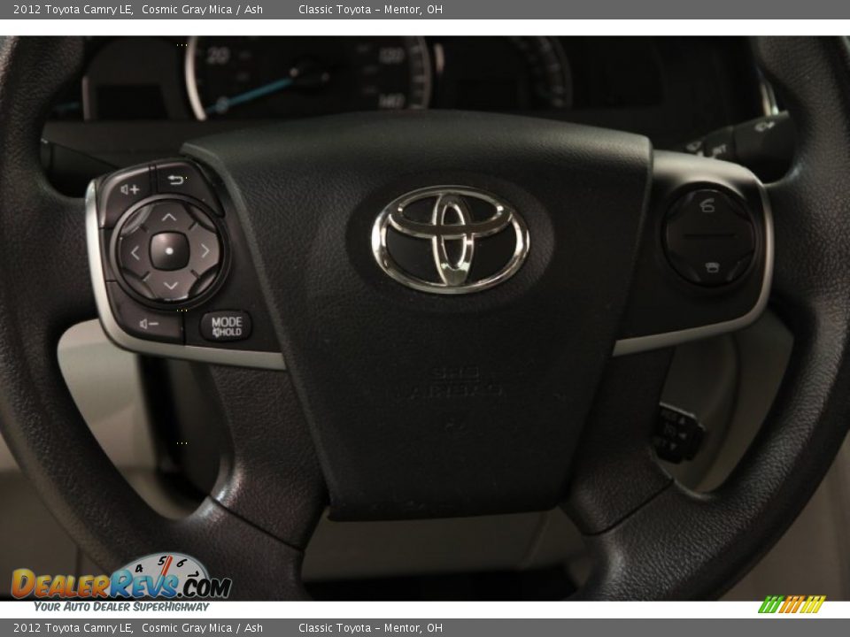 2012 Toyota Camry LE Cosmic Gray Mica / Ash Photo #6
